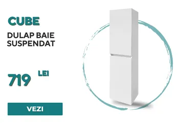 Dulap baie suspendat Cube