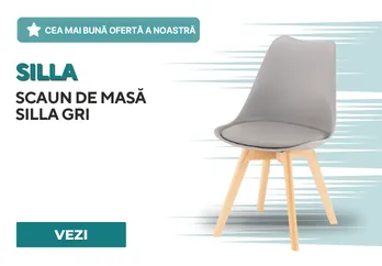 Scaun de masă Silla gri