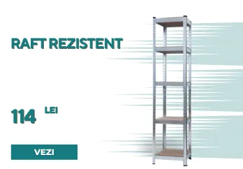 Raft rezistent 180x40x40 cm 150 kg cromat