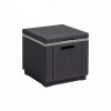 Masa si puf multifunctionala Ice Cube, culoare grafit