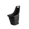 Roaba de gradina din plastic Easy Go Breeze, 50 l, neagra