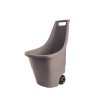 Roaba de gradina din plastic Easy Go Breeze, 50 l, culoare taupe