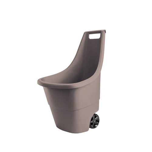 Roaba de gradina din plastic Easy Go Breeze, 50 l, culoare taupe