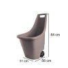 Roaba de gradina din plastic Easy Go Breeze, 50 l, culoare taupe