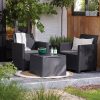 Set mobilier de gradina Claire Balcony, grafit