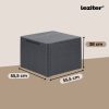 Set de mobilier de gradina Claire cu 5 locuri si masa cu perne, grafit