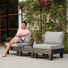 Set mobilier de gradina pentru balcon Elements, grafit
