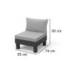 Set mobilier de gradina pentru balcon Elements, grafit
