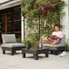 Set mobilier de gradina pentru balcon Elements, grafit