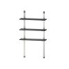 Set rafturi metalice cu 3 rafturi 100 cm