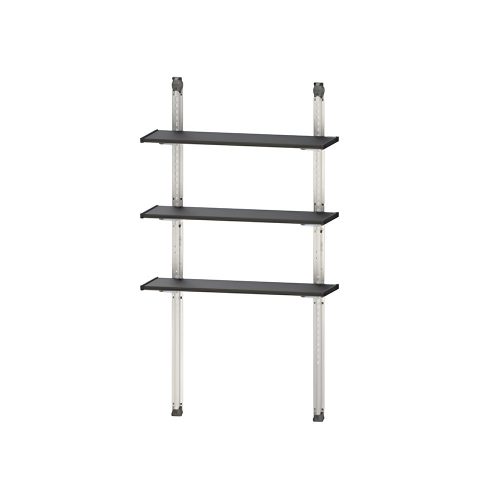 Set rafturi metalice cu 3 rafturi 100 cm
