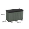 Depozitare de gradina Darwin cu separator 662L verde