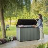 Depozitare de gradina Darwin cu separator 662L verde