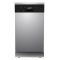 HOMEFORT HMGS0421S Masina de spalat vase independenta 10 seturi, 9 L, 7 programe, 47 dB, E, Tacamuri superioare, 45 cm, Afisaj digital, Fara deschidere automata a usii