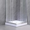 Cadita de dus acrilica patrata Klonberg 90x90 cm