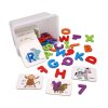 Litere si numere in joc educativ de engleza cu carti