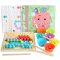 Puzzle cu bile, jucarie din lemn Montessori