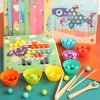 Puzzle cu bile, jucarie din lemn Montessori