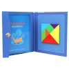 Jucarie magnetica din lemn tangram