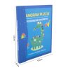 Jucarie magnetica din lemn tangram