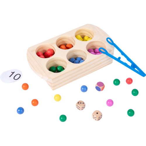 Culori, numere jucarie de dezvoltare Montessori din lemn