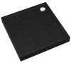 Cadita de dus patrata David 80 din acril negru