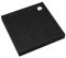 Cadita de dus patrata David 80 din acril negru