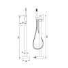 Robinet independent Vina negru