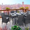 Set mobilier de gradina Lima Balcon, grafit
