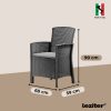 Set mobilier de gradina Lima cu 4 locuri, grafit