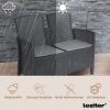 Set mobilier de gradina Lima cu 4 locuri, grafit