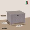 Set de mobilier de gradina Venus cu 4 locuri, culoare cappuccino