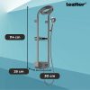 Set de dus digital Tropic cu baterie termostatica, gri