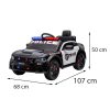 Masina de politie electrica Dodge neagra