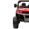 Camion electric cu platforma rosie