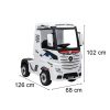 Camion electric Mercedes alb