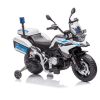 Motocicleta electrica de politie BMW albastra