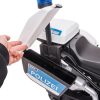 Motocicleta electrica de politie BMW albastra