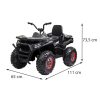 Quad electric negru XL