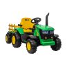 Tractor electric verde
