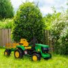 Tractor electric verde