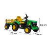 Tractor electric verde