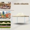 Foișor pliabil de grădină 3x4,5 m
