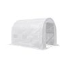 Cort din folie 200x200x300 cm cadru - folie alb