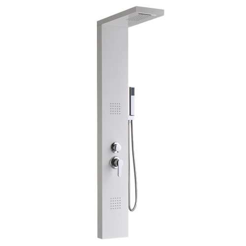 Panou de dus cu hidromasaj Malaga White