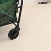 Carucior de plaja pliabil standard pentru gradina, verde