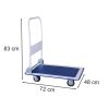 Carucior manual pentru depozit de livrare 150 kg
