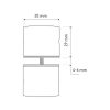 Maner cabina de dus LZF-01
