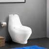 Vas de toaleta Coral Monobloc cu evacuare inferioara