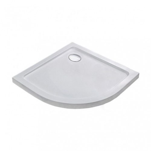 Cadita de dus acrilica joasa curbata Modena Slim 90x90x5.5 cm